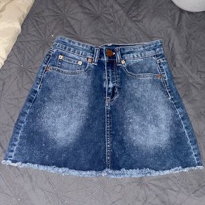 jean skirt